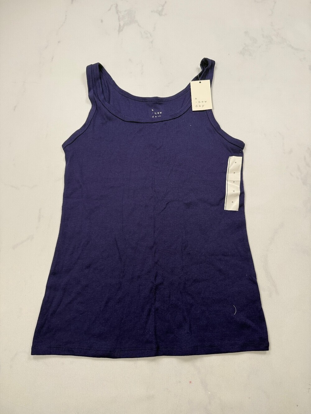 A New Day Tank Top Purple 90s VTG Closet Staple - Womens Medium